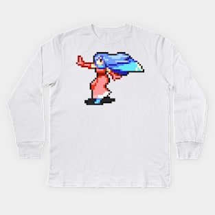 Female Sage Fighting Sprite Kids Long Sleeve T-Shirt